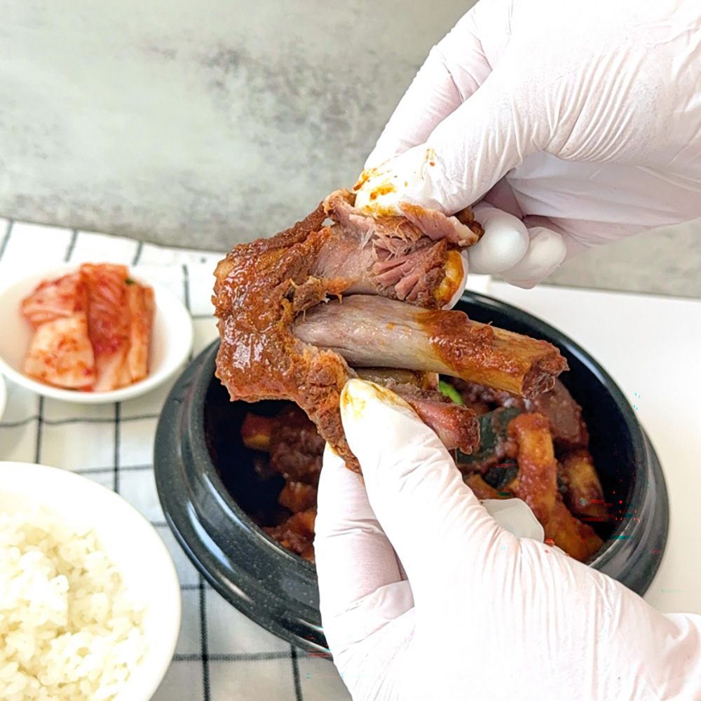 매운갈비찜 한돈 돼지갈비찜 700g - 상세 이미지 2