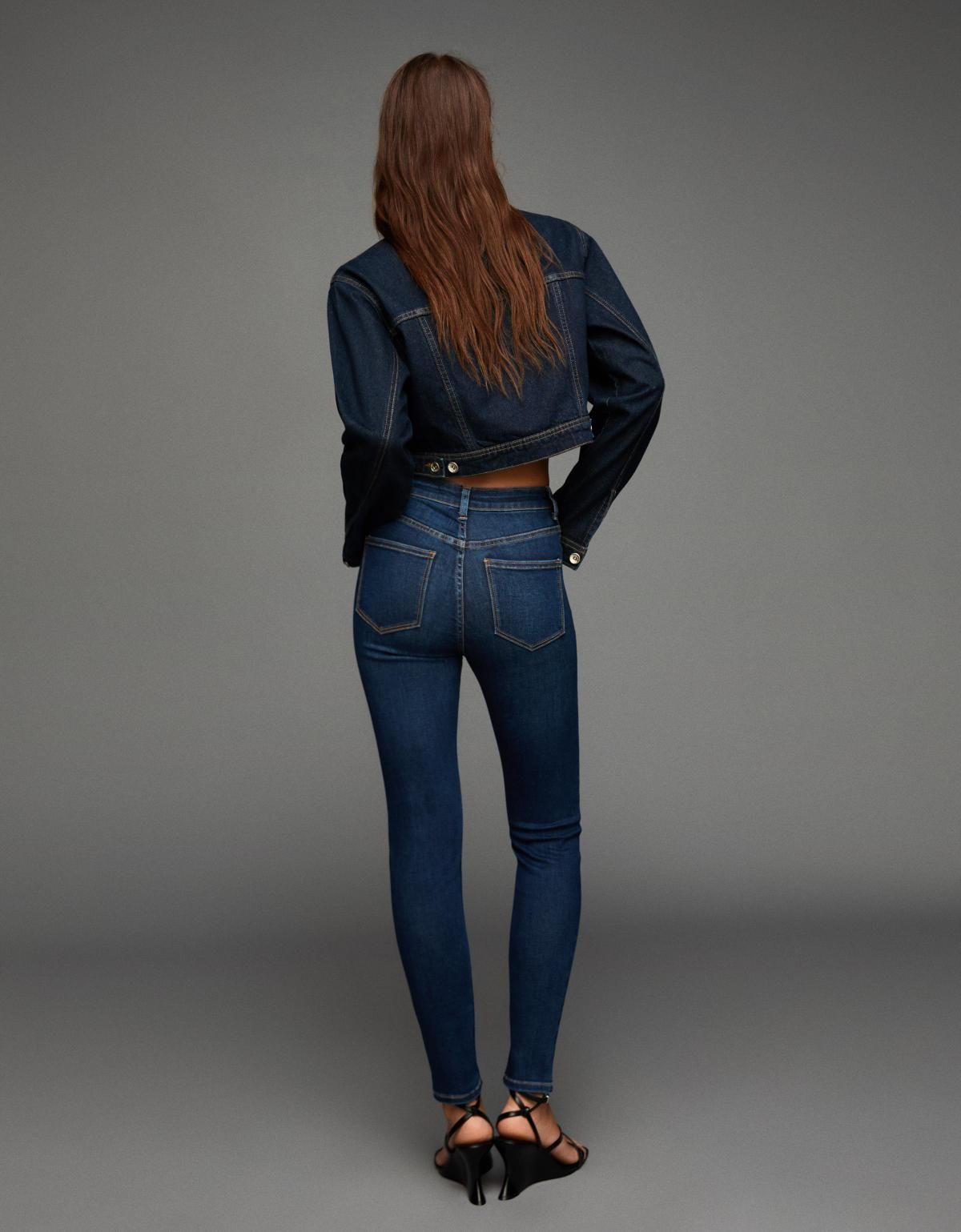 버쉬카 하이웨이스트 소프트 스키니 데님 팬츠 5003/156 BLUE - 상세 이미지 4