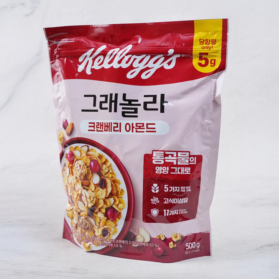 메가마트 농심 켈로그 크랜베리 아몬드 그래놀라 시리얼 500g - 상세 이미지 2