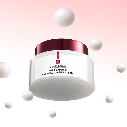 동국제약 센텔리안24 마데카 멜라캡처 앰플 캡슐 크림 55ml+멜라캡처 앰플 패드 2매/ 주름개선 탄력 기미 잡티 개선 토닝에 도움, 마데카멜라캡쳐 - 상세 이미지 3