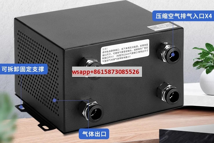 전자기 밸브 머플러 공압 비 플라스틱 스테인레스 스틸 진공 소음 감소 에어 펌프 실린더 배기