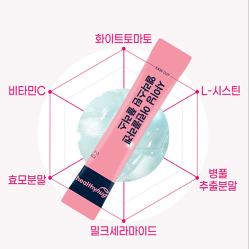 헬씨허그 초저분자 피쉬 콜라겐 엘라스틴 30포 2박스 300달톤 히알루론산 비오틴 비타민C - 상세 이미지 5