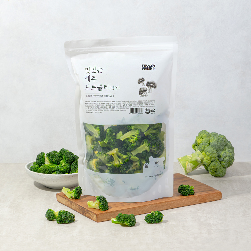 제주 손질 브로콜리 냉동 세척 브로콜리 700g - 상세 이미지 2