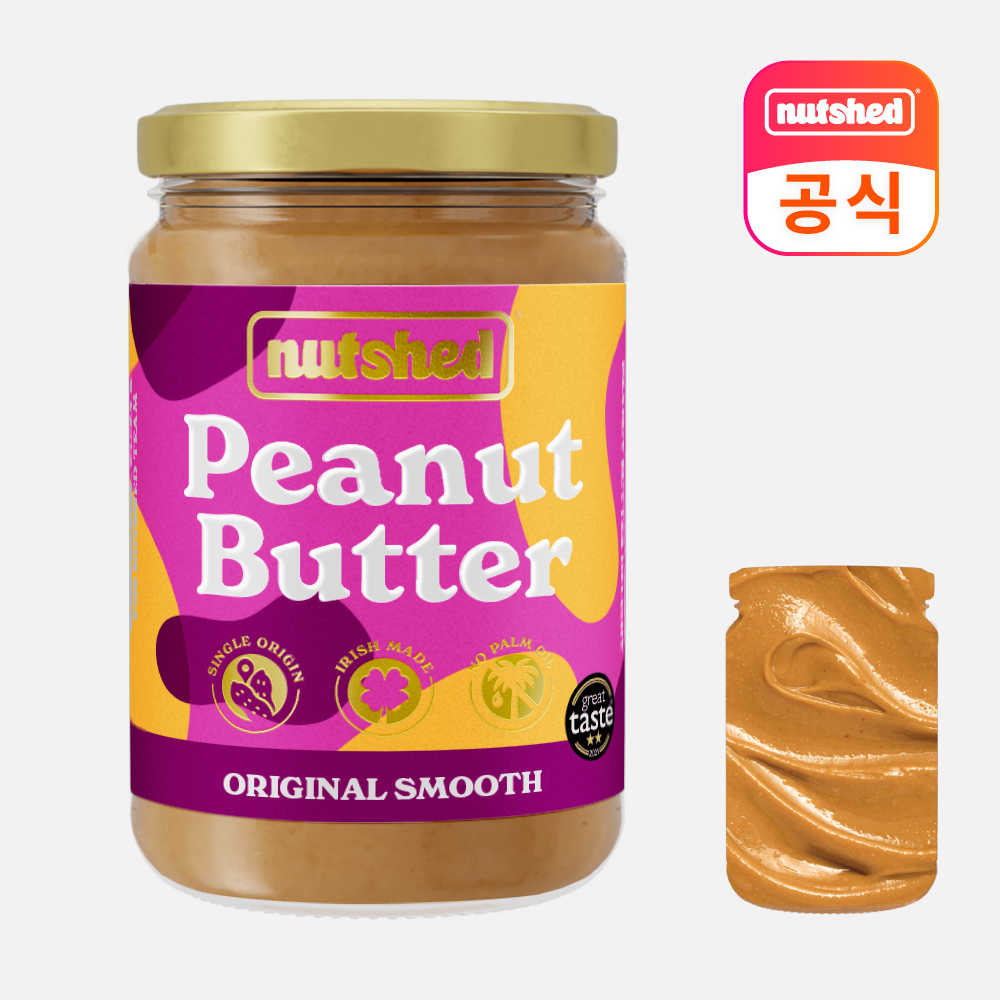 넛셰드 고단백 무첨가 설탕무첨가 땅콩버터 오리지널 스무드 290g 무가당 피넛버터 땅콩잼 땅콩스프레드