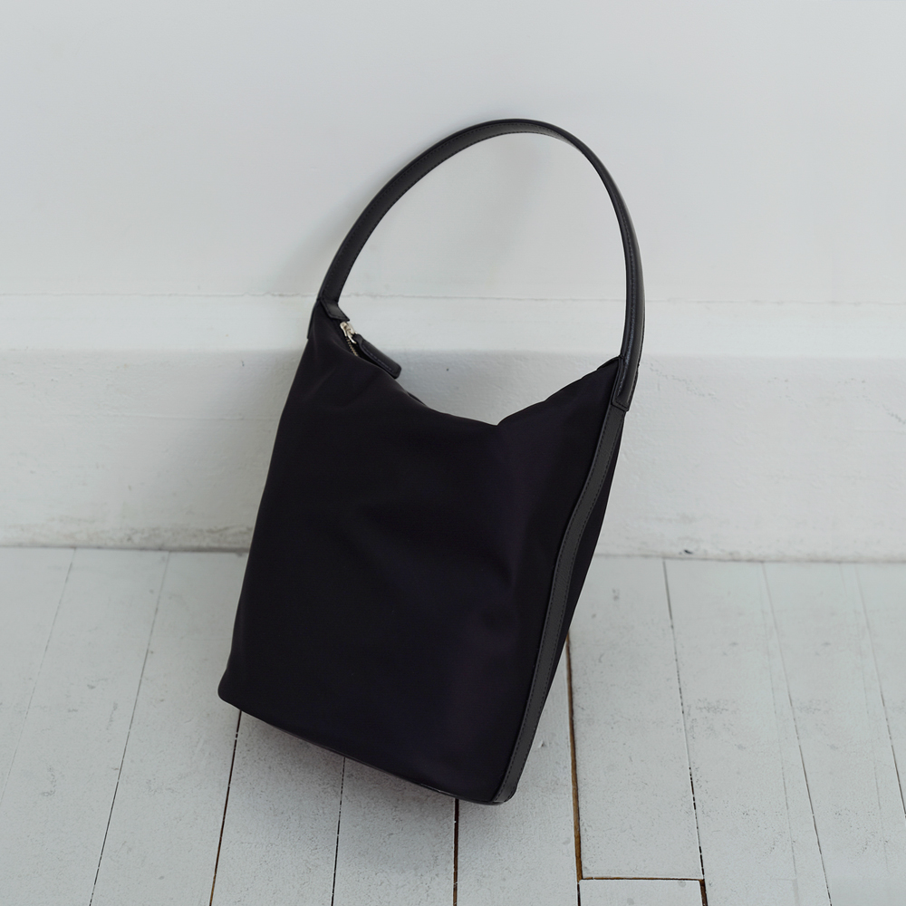 [블루브릭] Bucket nylon bag (black) - 상세 이미지 2