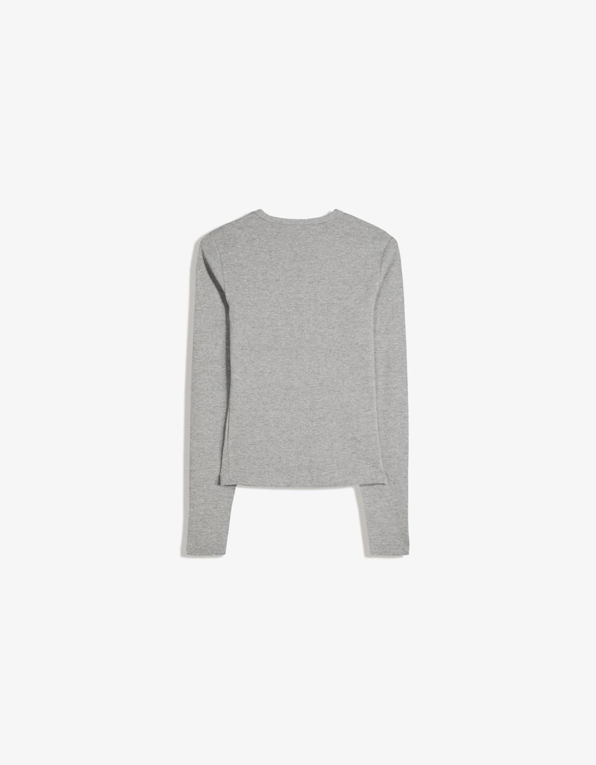 버쉬카 베이직 라이트그레이 긴팔 티셔츠 7802/152 DARK GREY - 상세 이미지 2