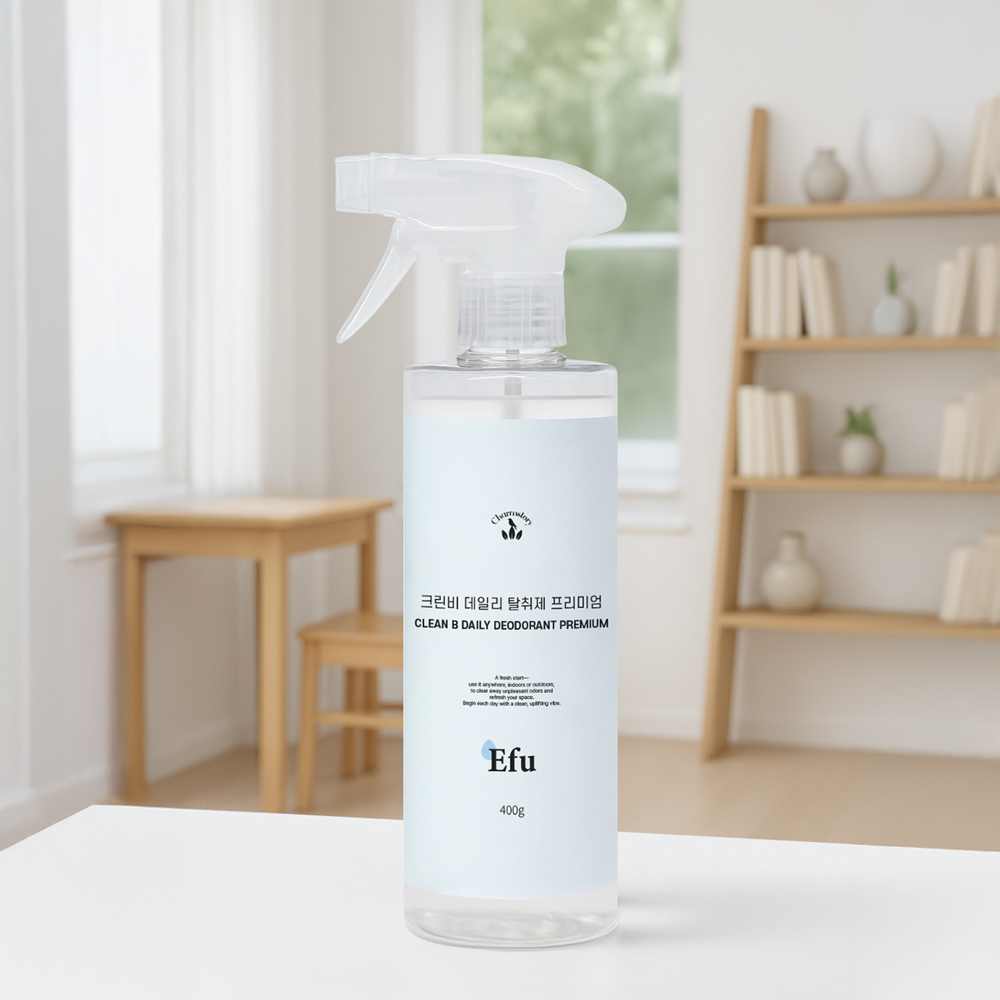 에퓨 데일리 탈취제 400ml 섬유 공간 겸용 생활냄새 싹 냄새를 덮지않고 없애는 탈취 안정성분 - 상세 이미지 4
