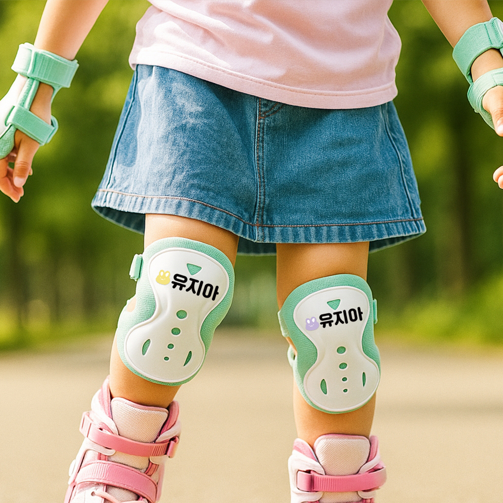 자전거 킥보드 네임스티커  UV DTF 방수 큰글자 빅사이즈 배경없는 엠보 이미지 2