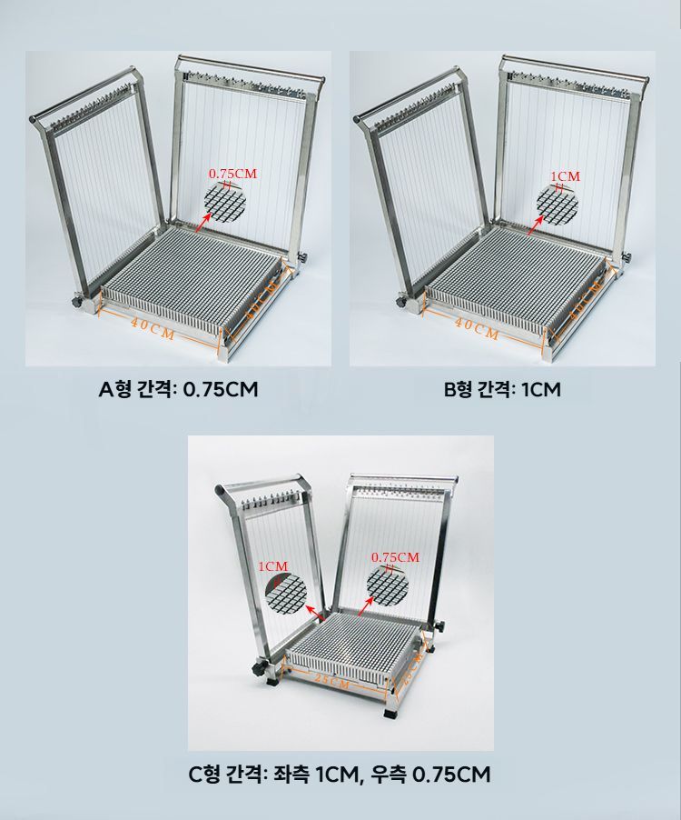 초콜릿 커팅기 치즈 버터 슬라이서 양갱 가나슈 커터 A모델 / 40x40cm_10mm 간격 - 상세 이미지 5