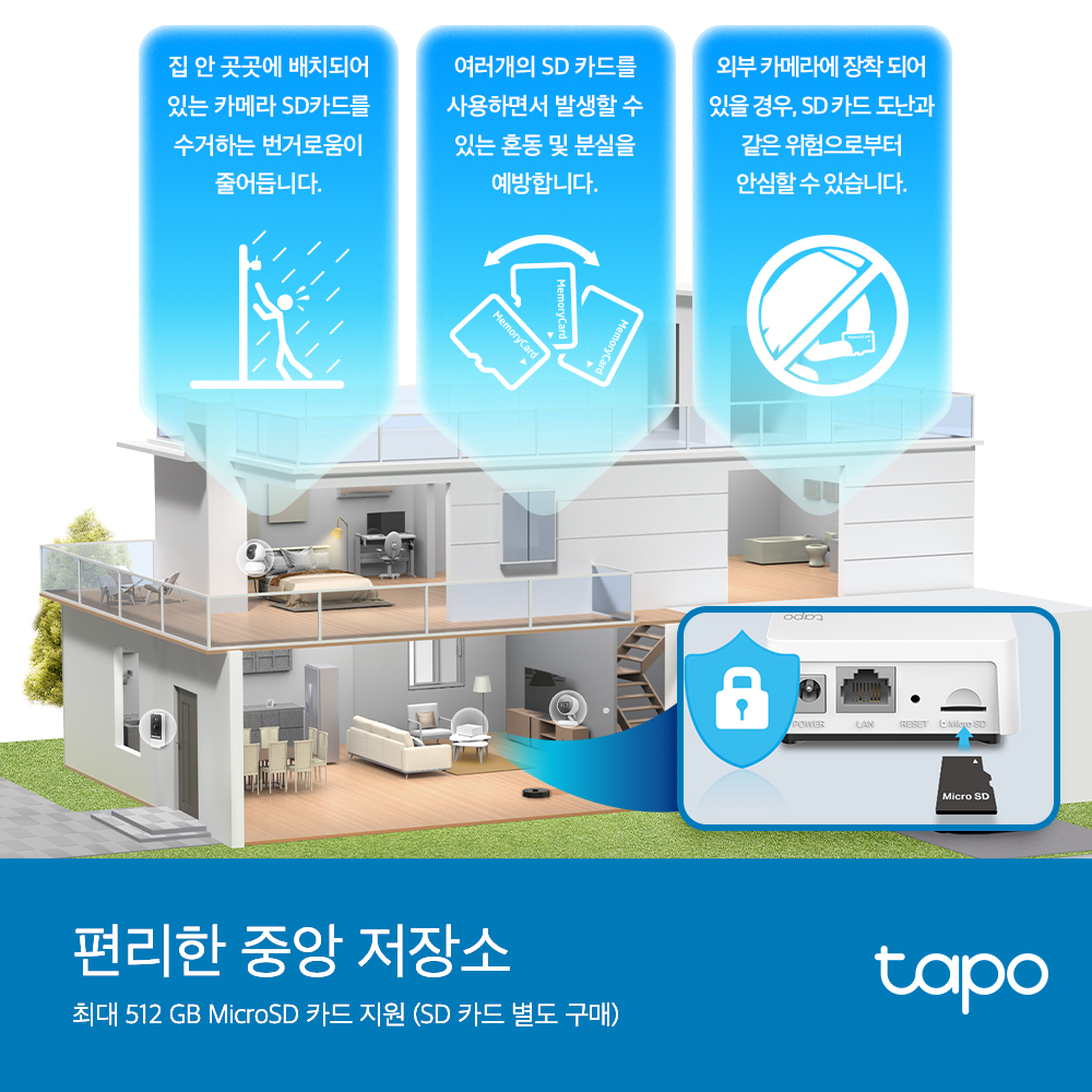 티피링크 Tapo H200 스마트허브 통합 Wi-Fi 홈 iot 무선 연결 제어 이미지 8