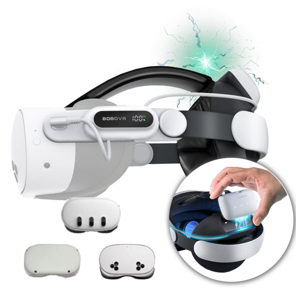 메타퀘스트3 s 스트랩 악세사리 BOBOVR E3PRO 배터리 엘리트 헤드 오큘러스