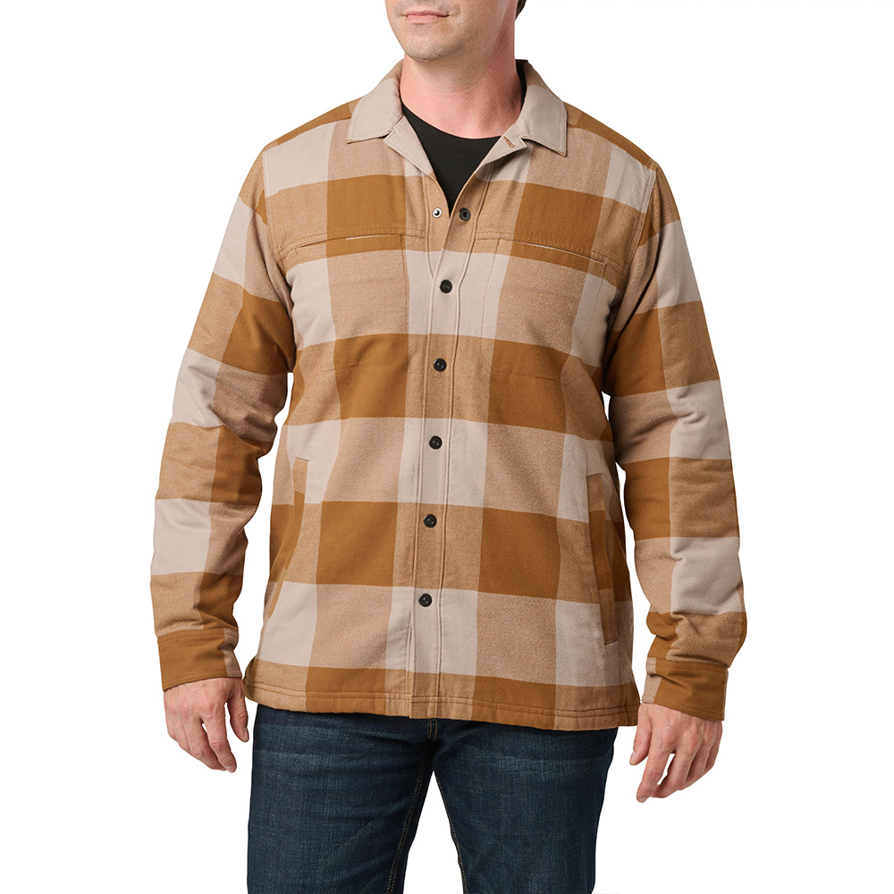 5.11 택티컬 세스 셔츠 자켓(피칸 체크) - Seth Shirt Jacket(Pecan Check) - 메인 이미지