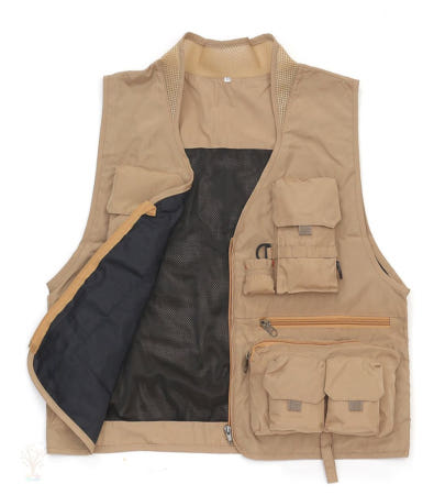 가을다미 레저 조끼 브라운 XL 미션조끼 미션장비