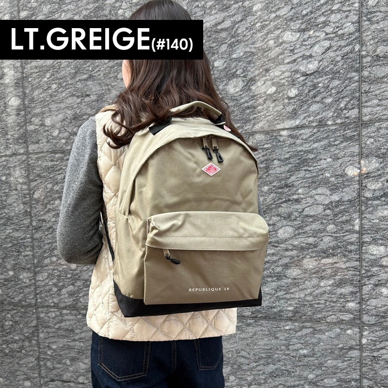 단톤 코듀라 캔버스 데이팩 남여공용 백팩 REPUBLIQUE 18 LT.GREIGE - 상세 이미지 5
