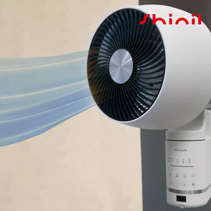 신일 벽걸이선풍기 학교 일식당 가정용 업소용 저소음 벽선풍기