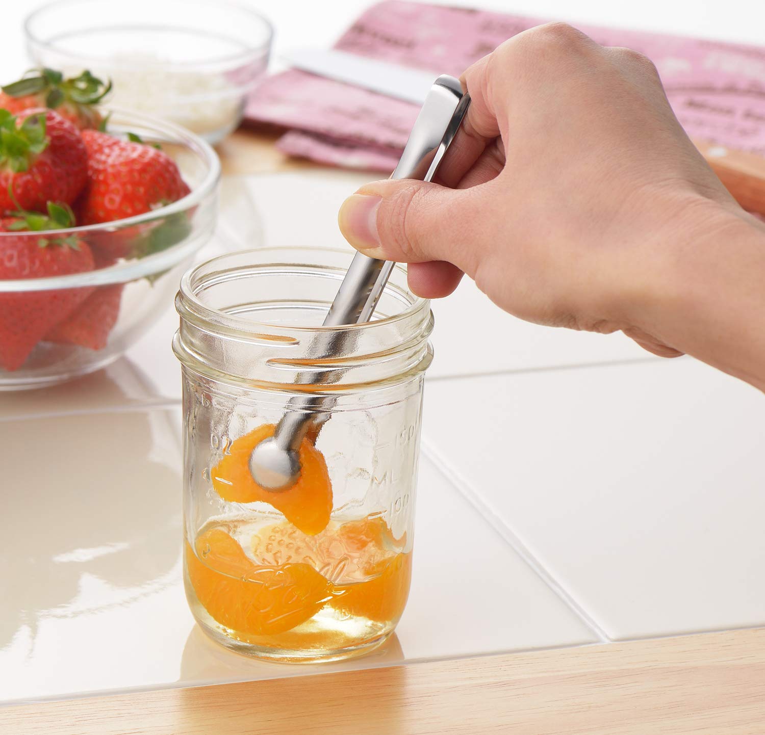 요시카와 스텐 병조림 집게 주방 요리 피클집게 제품 이미지