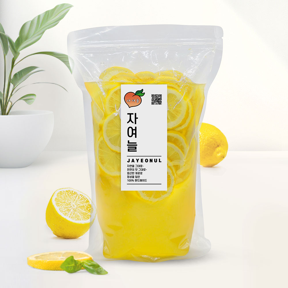 대용량 카페 납품 수제청 과일청 레몬청 2kg, 1개
