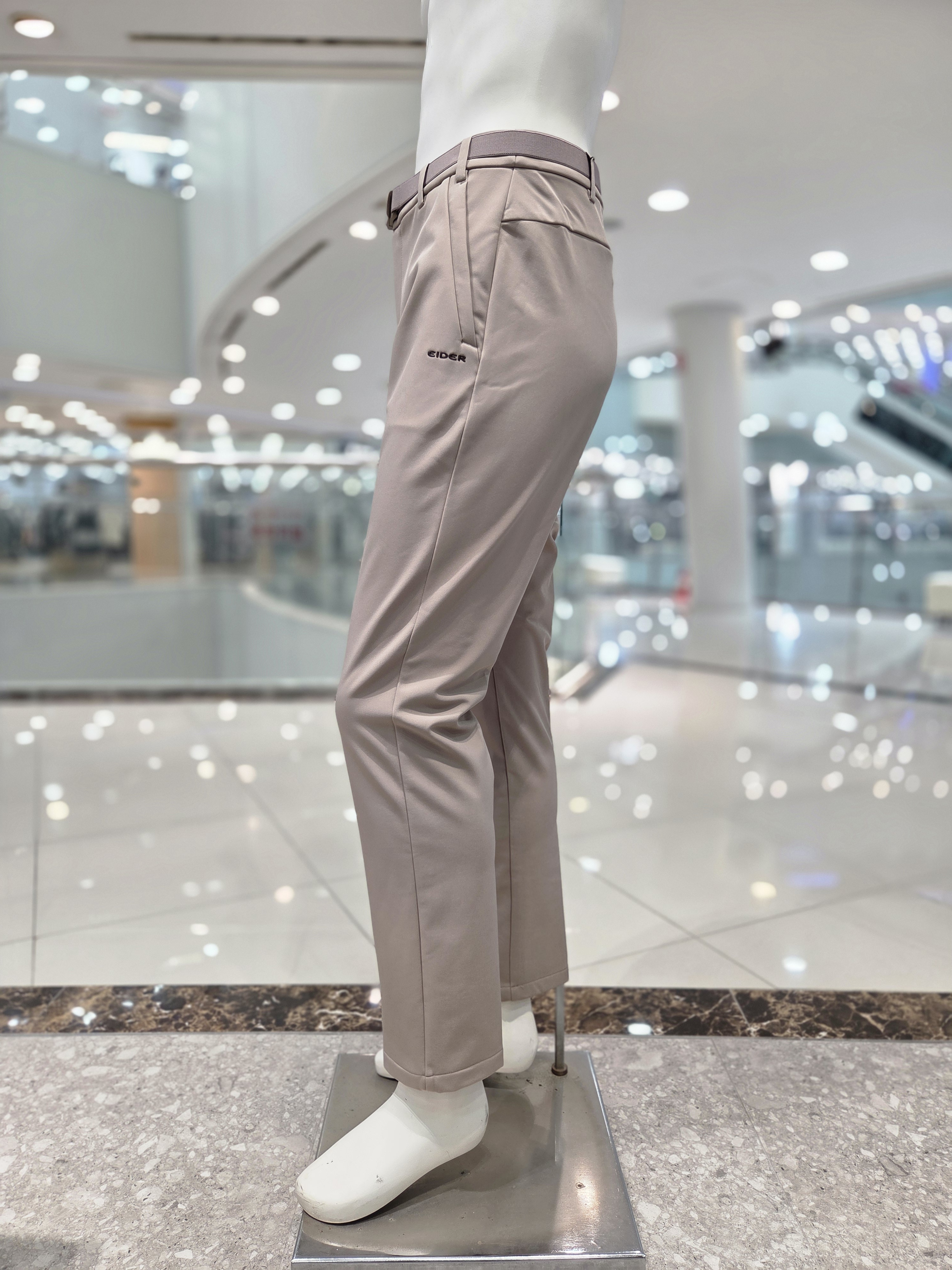 아이더 남성 기모 팬츠 겨울 보온 슬림핏 방한바지 출퇴근 작업복 MW25381 - 상세 이미지 4