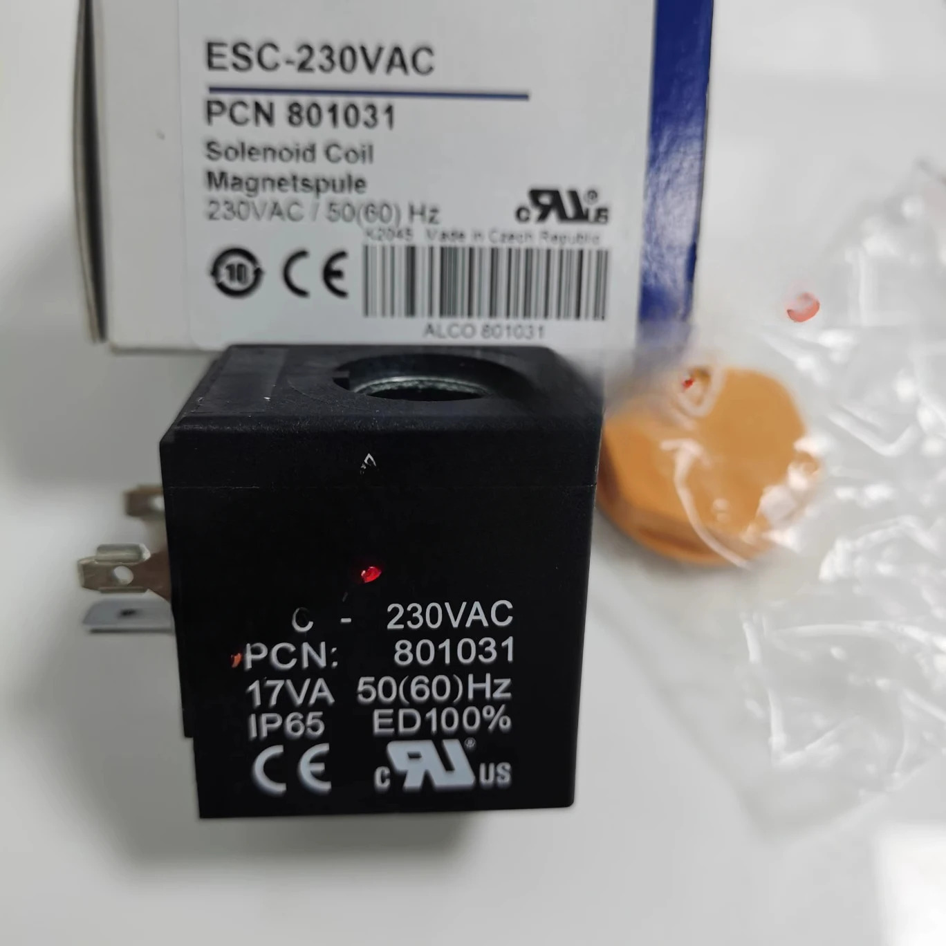E-MER-SON 솔레노이드 밸브 코일 ESC-24VAC ASC3 ESC-230V 50-60HZ