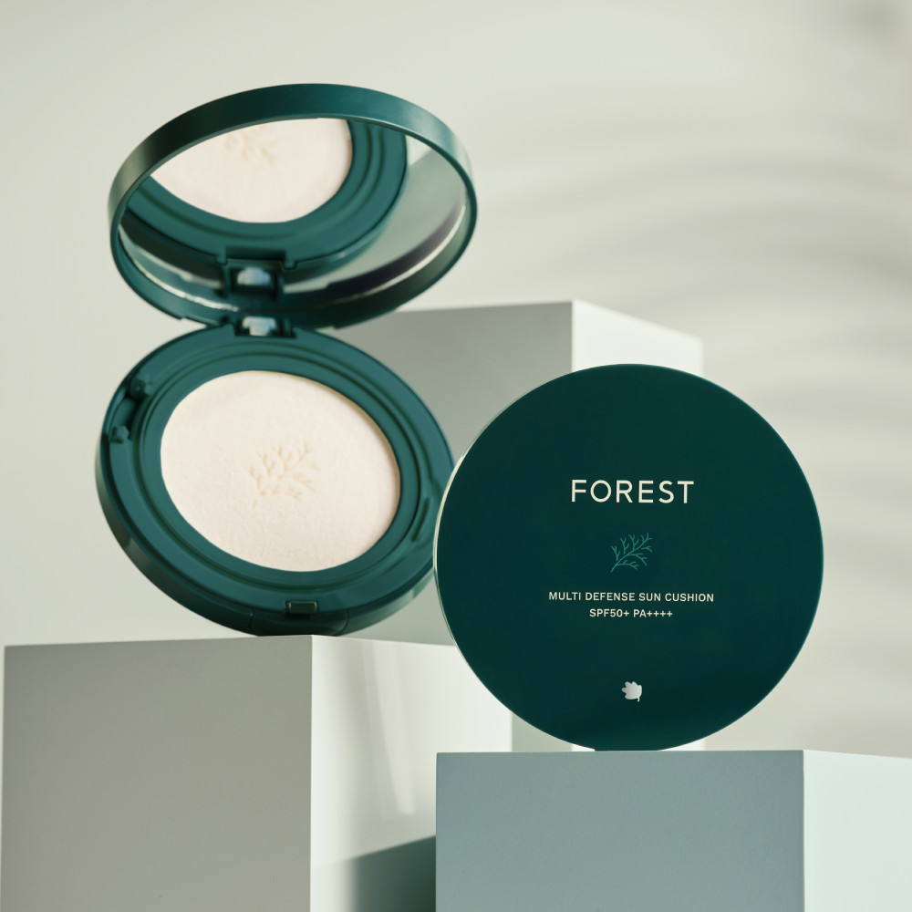 포레스트 비건 선쿠션 13g(SPF50+) 골프, 끈적임없는 톤업선쿠션