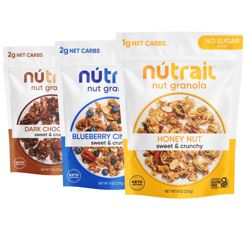 NuTrail 건강 그래놀라 3종 세트 (8oz) - 상품 이미지