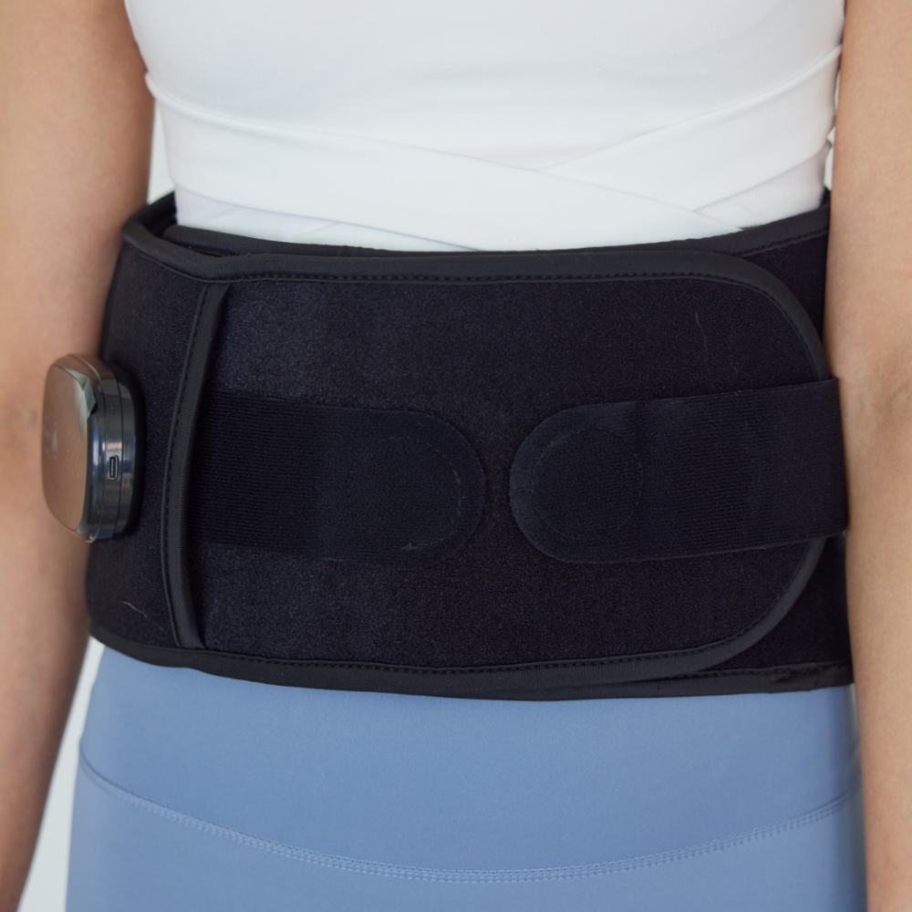 온담셀 허리 찜질기 배 복부 무선 온열 찜질기 발열 복대 휴대용 온열기 벨트