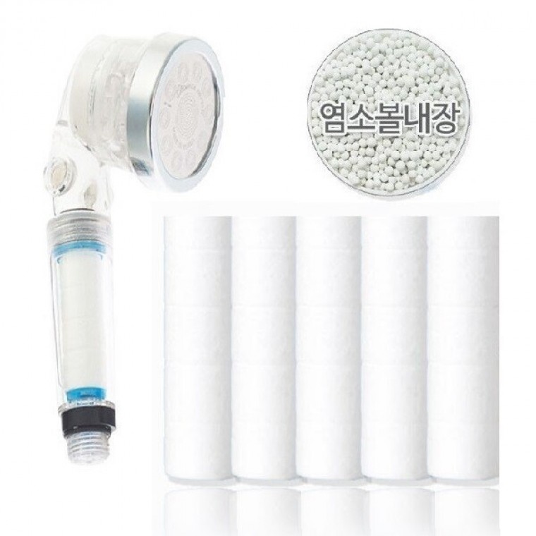 좋은 품질 바디럽퓨어썸 염소볼내장 주방 핸드형호환필터 5개 - 메인 이미지