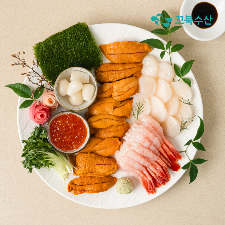 우니 홈마카세 세트 성게알 단새우 감태 연어알 관자 - 상세 이미지 2
