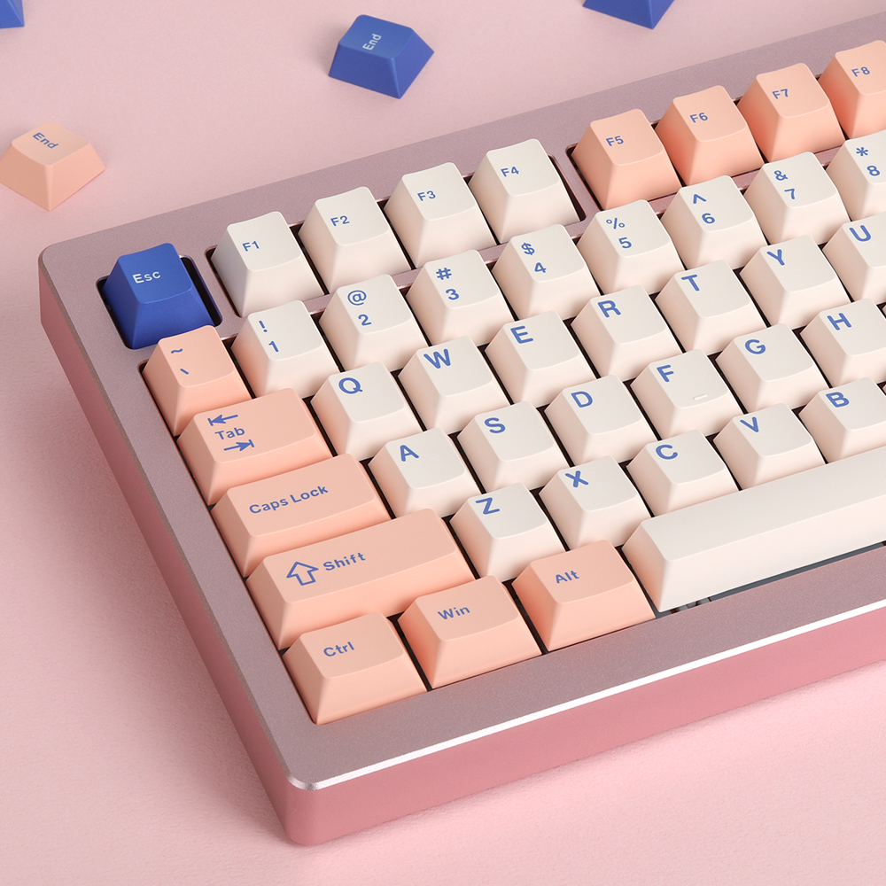 SPM PBT 기계식키보드 체리 키캡 3색 피치블루 - 상세 이미지 5