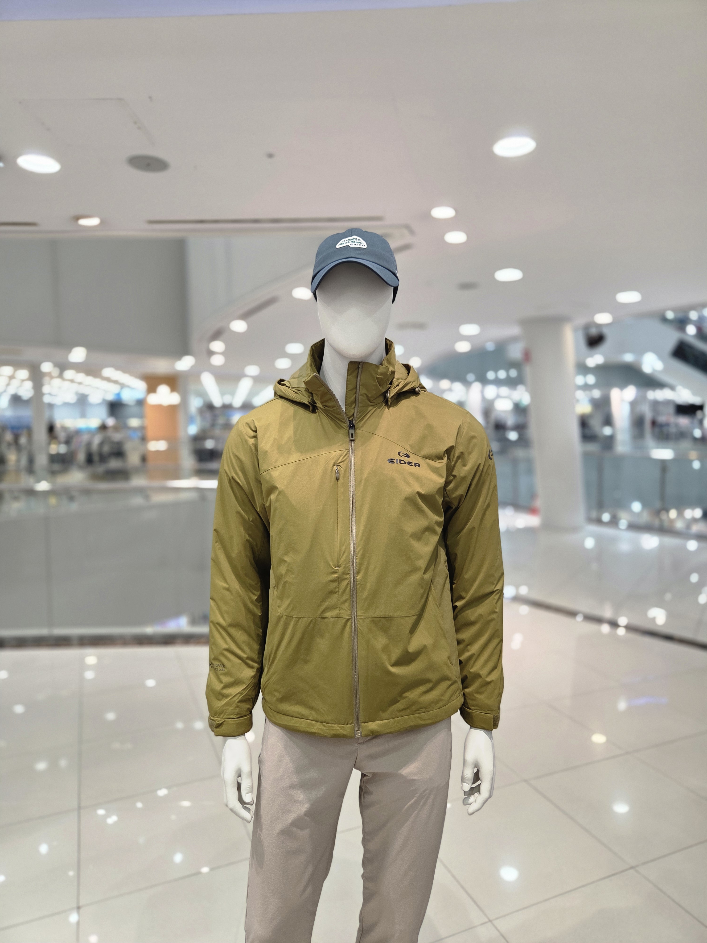 아이더 남성 방풍 슬림 경량패딩 자켓 윈드락 윈드스타퍼 MU24113