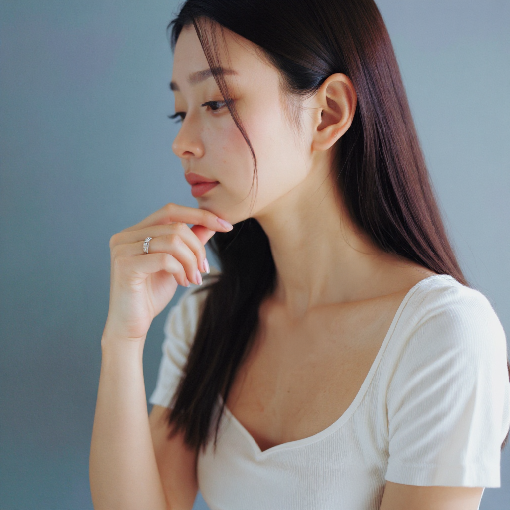 다이아몬드 1부 7개 백금 반지 - 상세 이미지 3