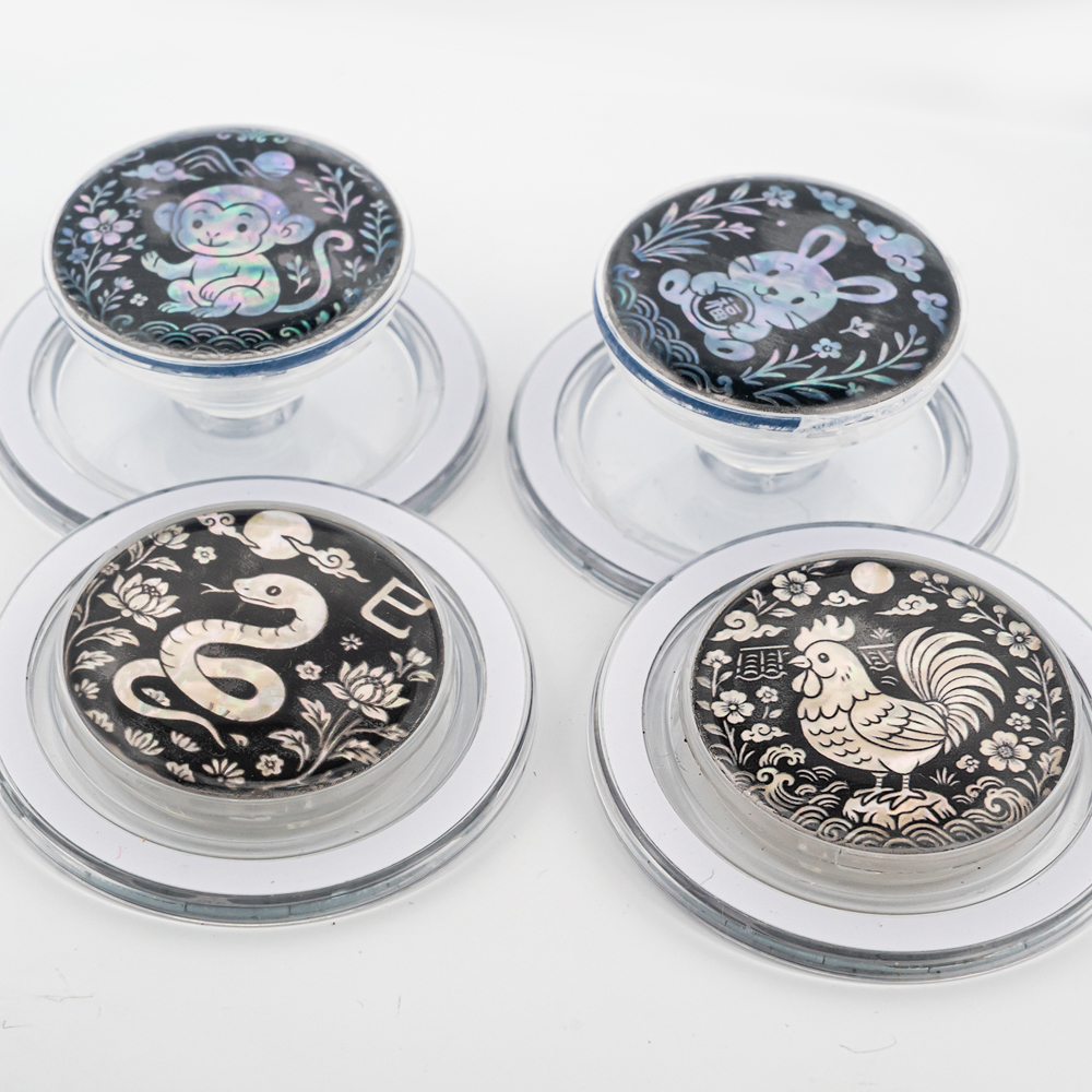 전통 민화 12지신 나전칠기 자개 맥세이프 그립톡 중앙박물관굿즈