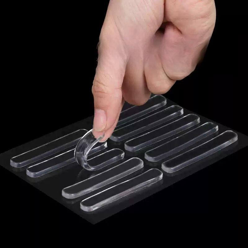 숄더가방 미끄럼방지 폰 투명한 도난방지 스트랩 투명 길이x10mm 너비x2mm 20개 - 상품 이미지