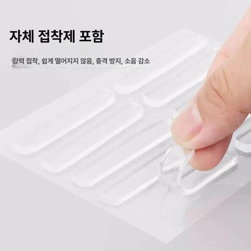 숄더가방 미끄럼방지 폰 투명한 도난방지 스트랩 투명 길이x10mm 너비x2mm 20개 - 상세 이미지 4