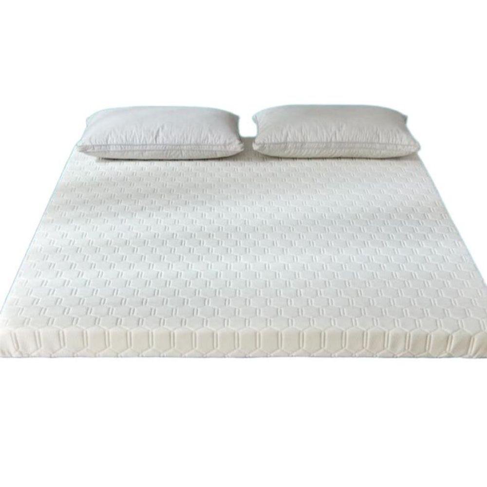 침대 쿠션 메모리폼 라텍스 토퍼 매트릭스 육각형 화이트 6cm 120x200cm - 상세 이미지 3