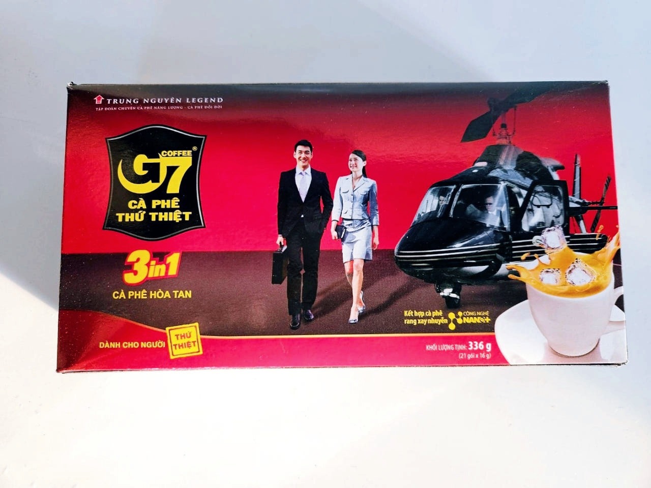 베트남 쭝웬 G7 인스턴트 커피믹스 내수용 3IN1 336g, 1개 - 상품 이미지