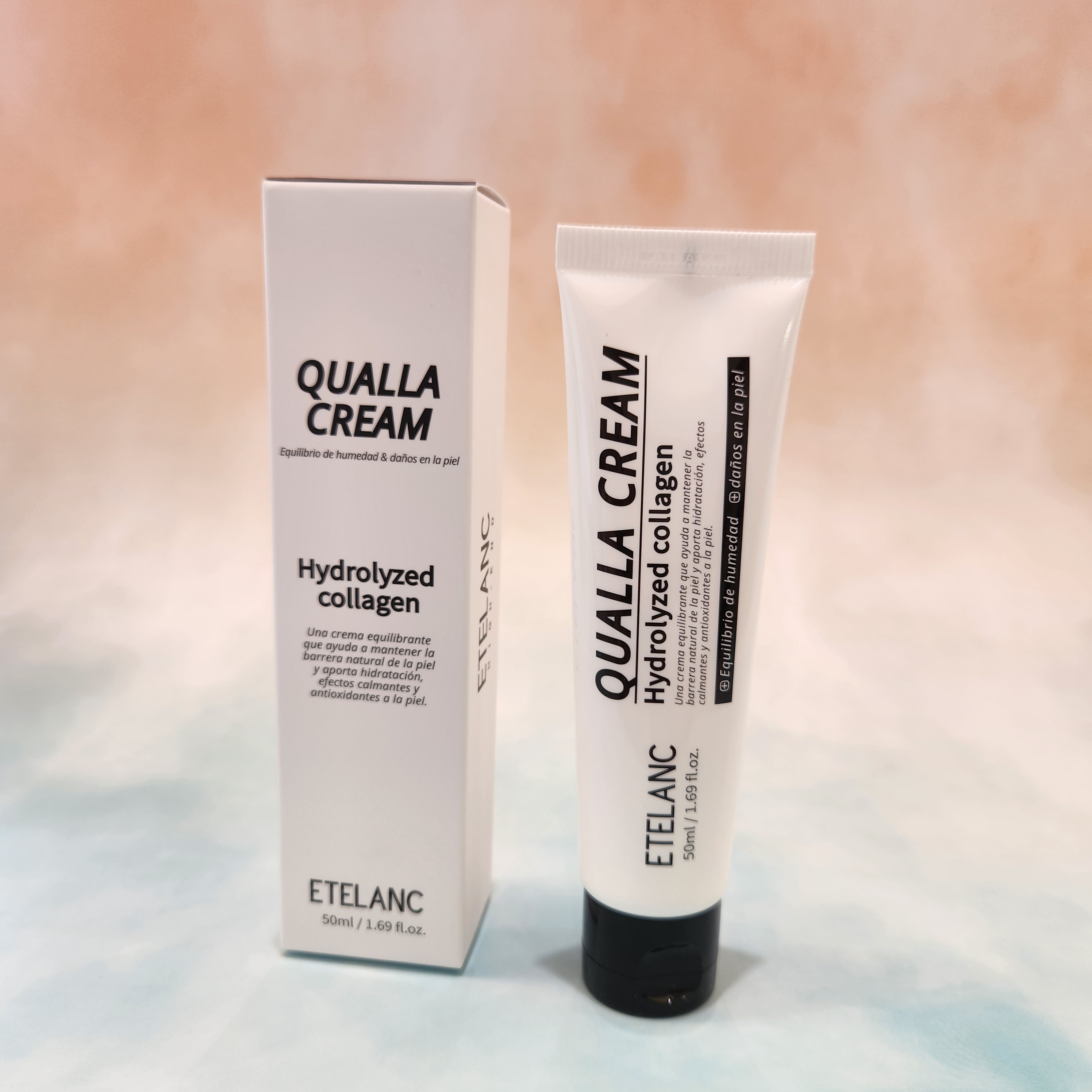 당일발송 썬번 크림 에텔랑 퀄라크림 톤업크림 50ml, 1개 - 상품 이미지