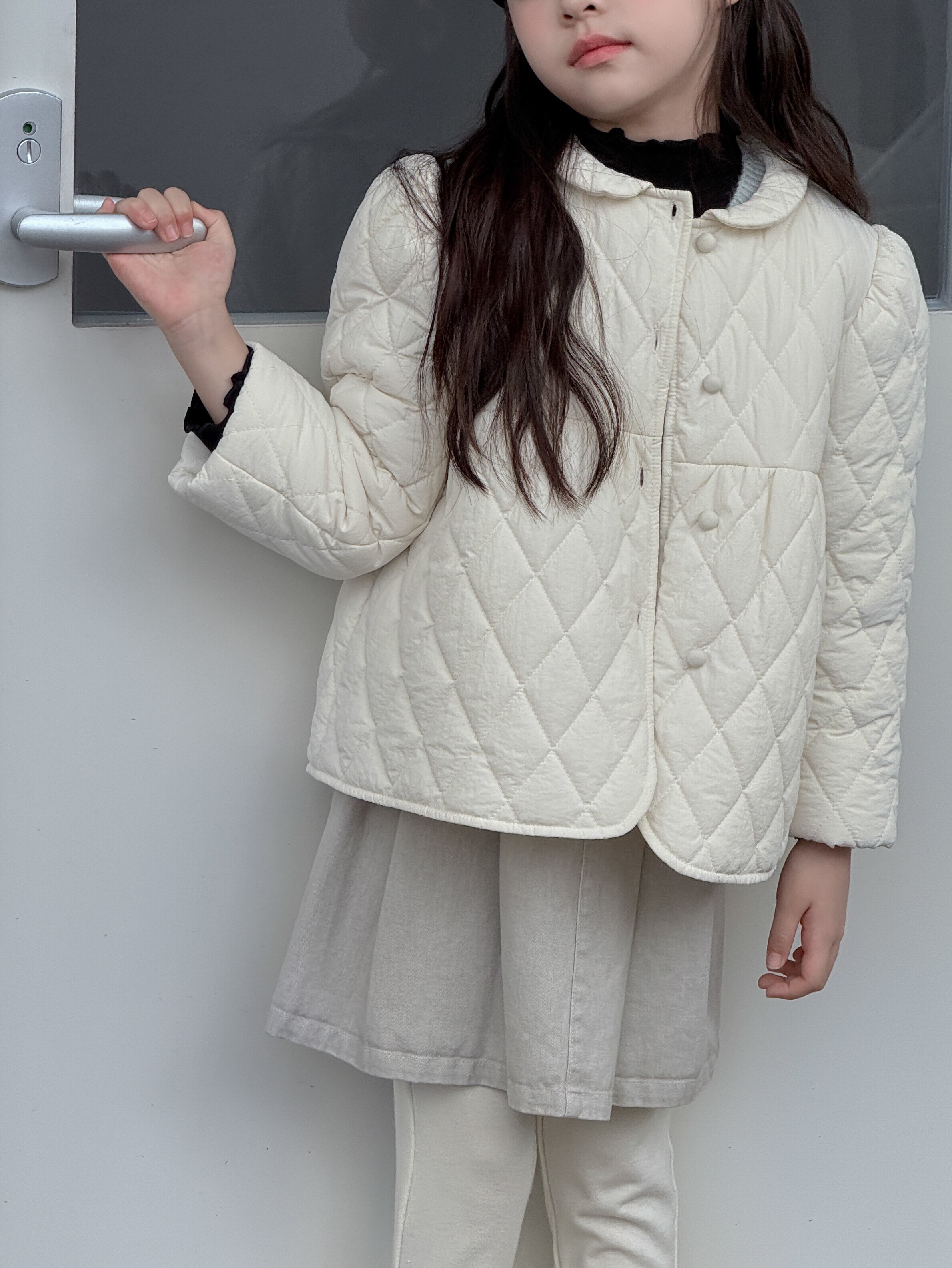 피그먼트 워싱 핀턱 주름 미니 스커트 유아 주니어 간절기 - 상세 이미지 5