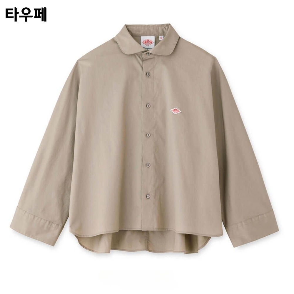 단톤 하이카운트 트윌 돌먼 슬리브셔츠 여성 DT-B0399HCT 36 핑크 - 상세 이미지 4