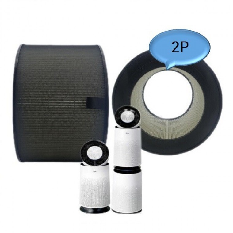 좋은 품질 퓨리케어2단 헤파2개 원통형 AS281DAS 호환필터 국산