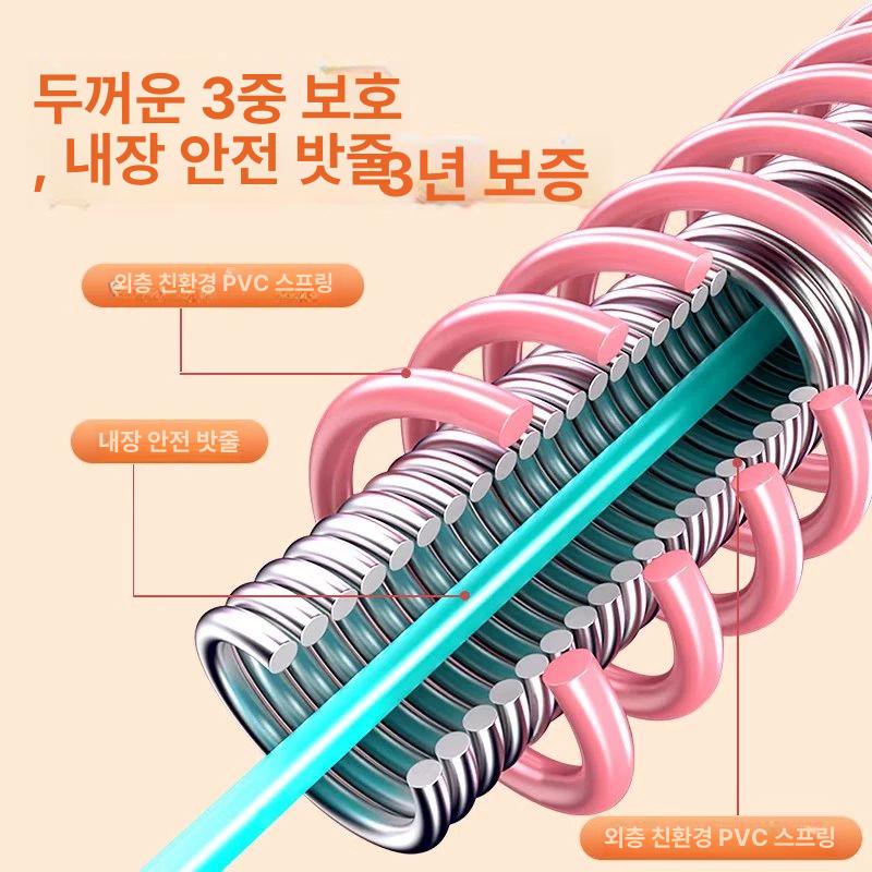 스프링 소프트 훌라후프 변형 장비 분홍 복부 후프 밝은 1.3kg 37.5-75.0kg - 상세 이미지 4