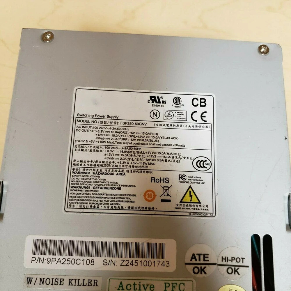FSP250-60GNV FSP300-60GNV전원공급장치가 잘 작동함