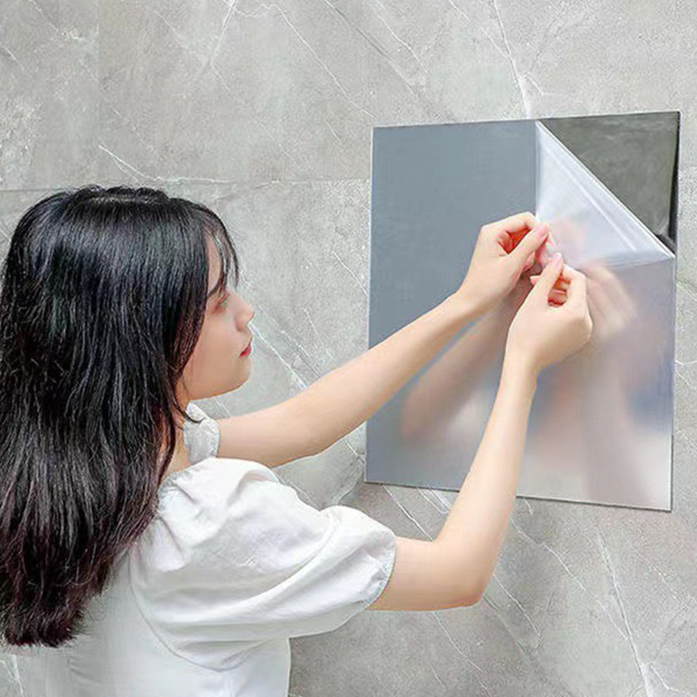 손할매 아크릴 강력 부착 벽거울 사각형, 300x300mm - 상세 이미지 3