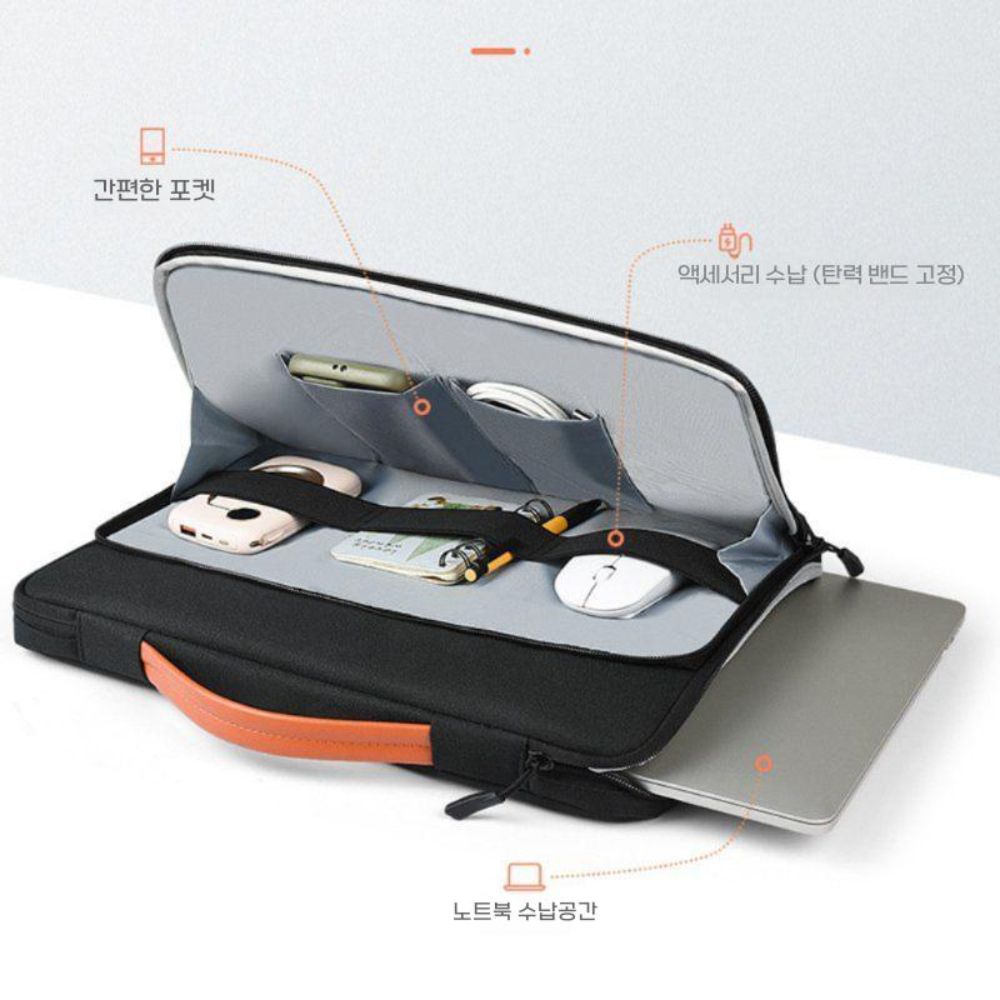 샤오신패드프로 2세대 12.7인치 파우치 보호 케이스 수납 가방 - 상세 이미지 5