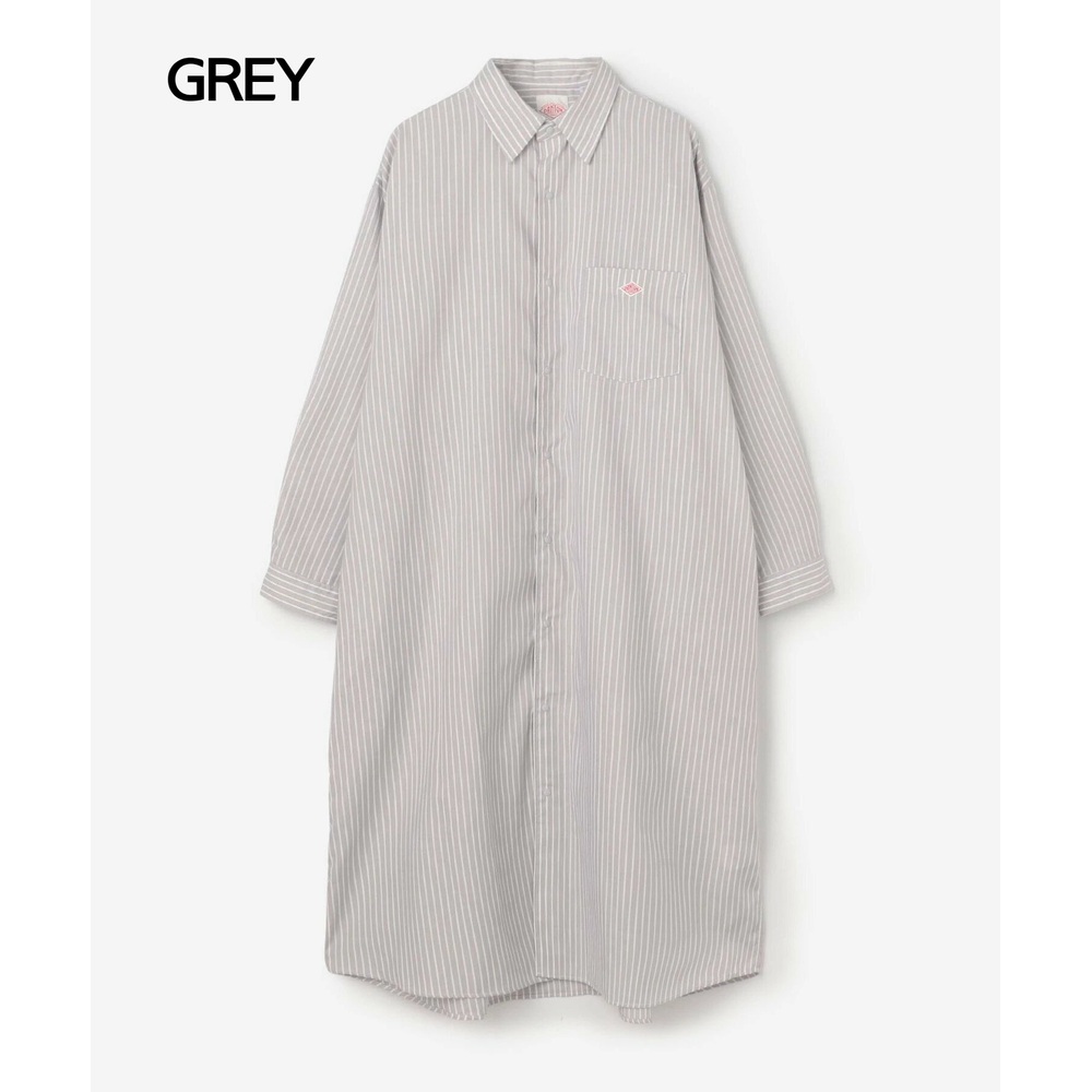 단톤 플래너 버튼 긴팔 셔츠 원피스 여성 DT-G0106POD GREY 36 - 상세 이미지 4