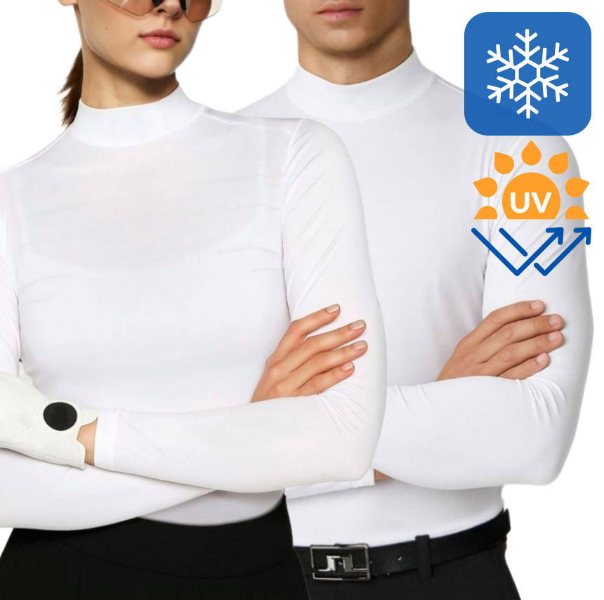 여성 남성 냉감 골프 긴팔 쿨링 터틀넥 UV 이너웨어 자외선차단 국산 등산