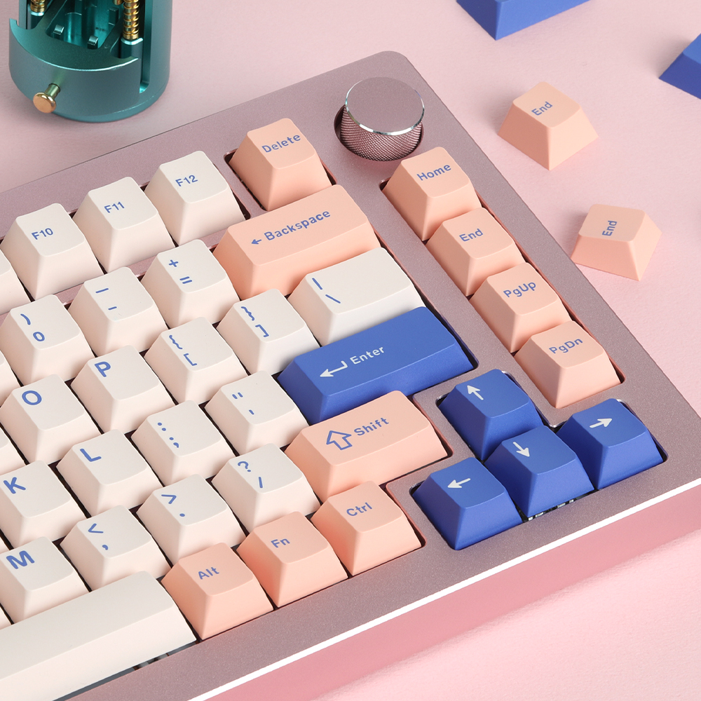 SPM PBT 기계식키보드 체리 키캡 3색 피치블루 - 상세 이미지 2