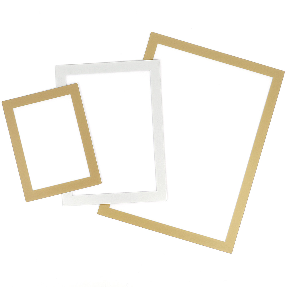 유리없는 액자 얇은 가벼운 붙이는 액자 A4 A5 A6 용지