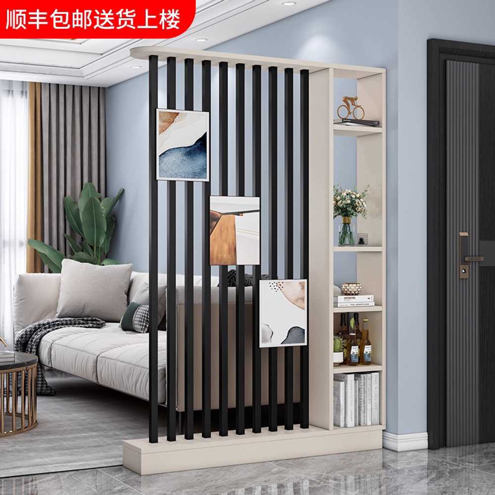 간살 파티션 인테리어가벽 공간분리 거실 주방 현관 80x24x202cm 회색+블랙관 - 상세 이미지 5