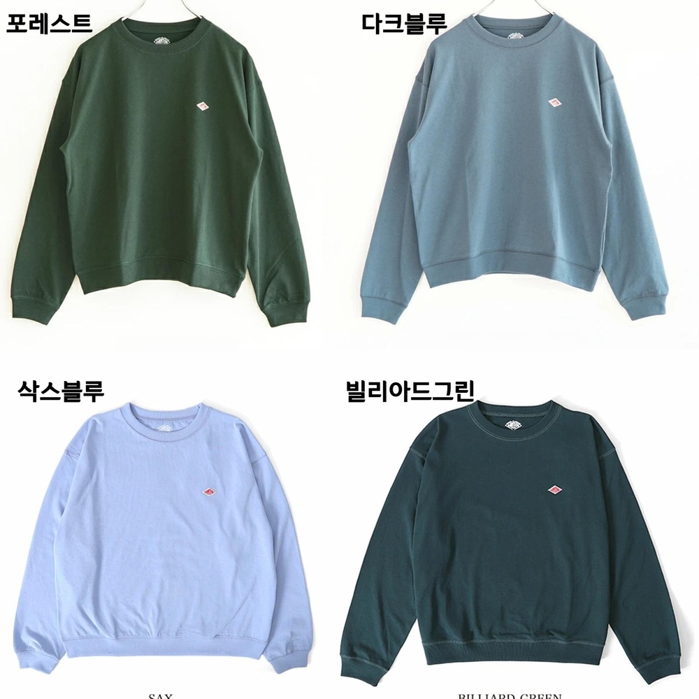 단톤 여성 긴팔 스웨트 티셔츠 DT-C0203 TCB 화이트 XS - 상세 이미지 4